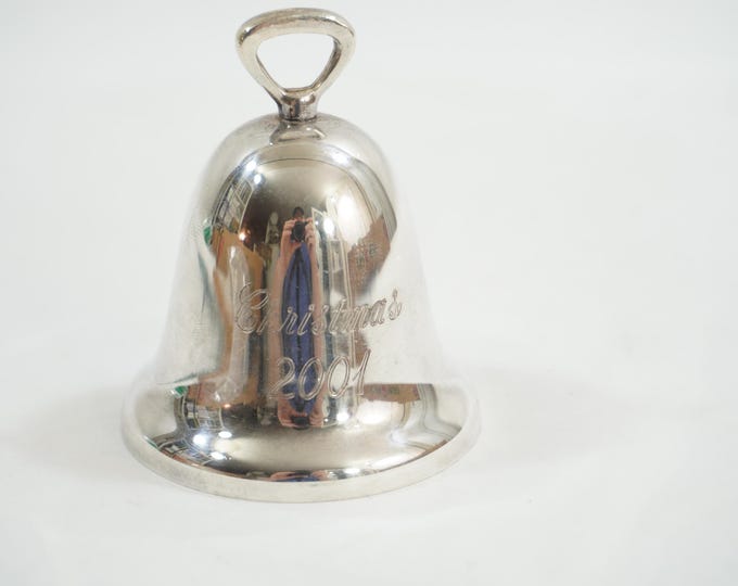 Bell Ornament, Reed and Barton Bell Shaped Ornament W/ Clapper, 2001 ...