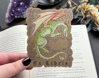 Witchy Bookplates / kraft paper bookplate sticker / modern witches