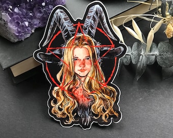 The VVitch / Thomasin Black Phillip Sticker / vinyl sticker