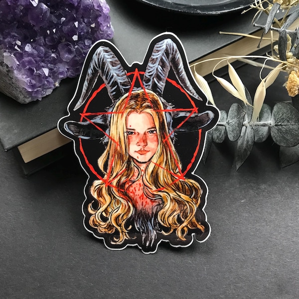 The VVitch / Thomasin Black Phillip Sticker / vinyl sticker