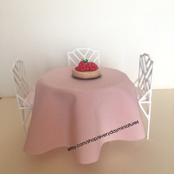 Miniature Table and Chairs for 8 inch dolls Miniature Table and Chairs for 8 inch dolls
