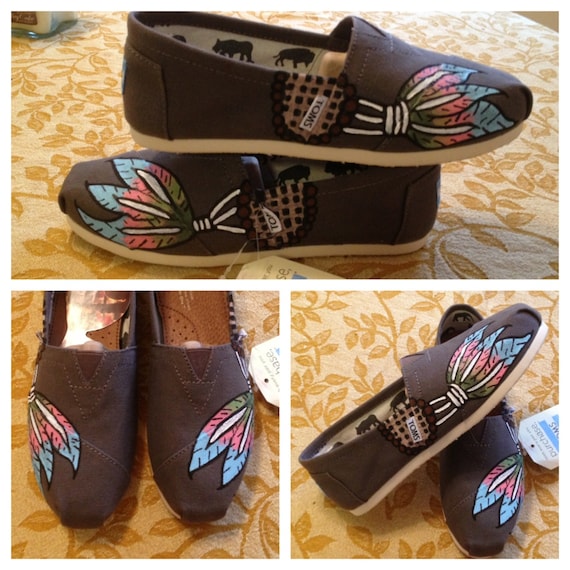 Custom DREAMCATCHER DREAM CATCHER feather Handpainted Toms