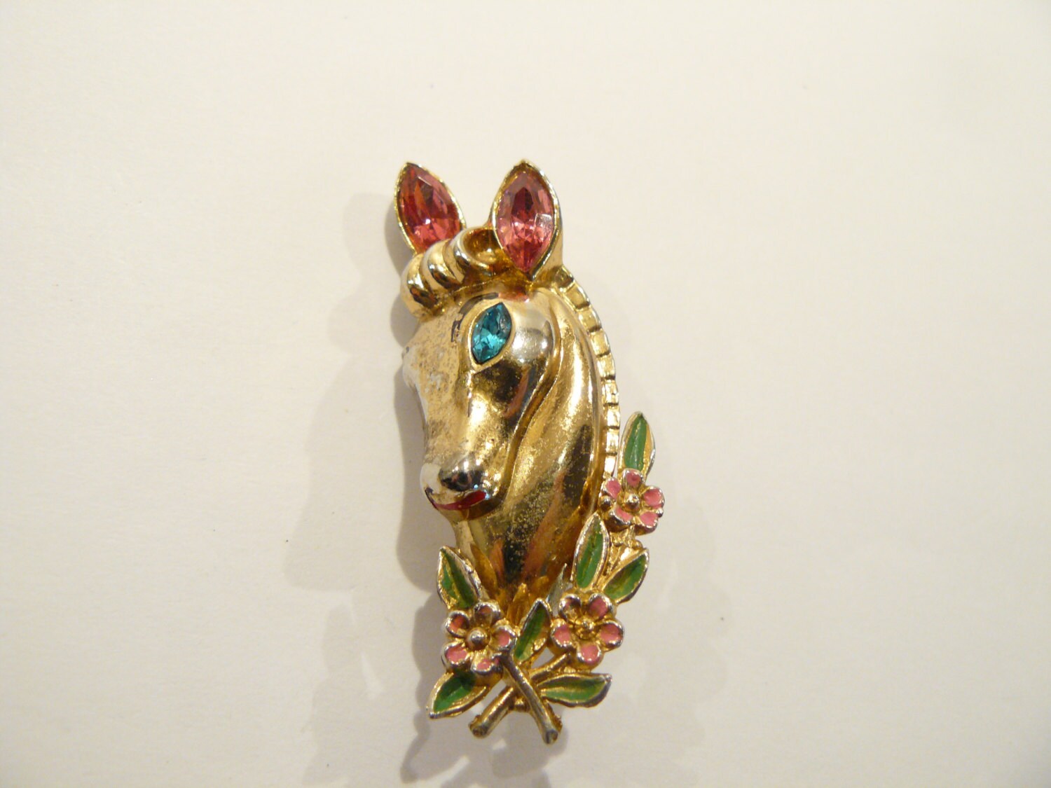 ロンハーマン　Horse Brooch Charming Vintage Coro Victor Horse Head Figural Equestrian