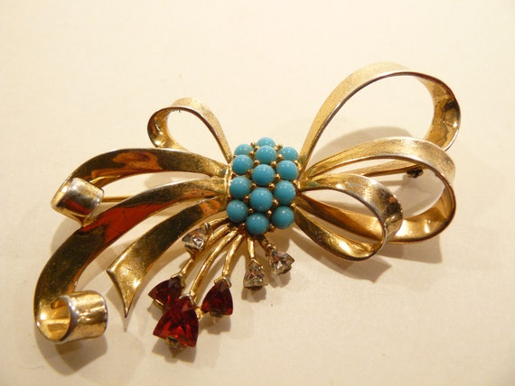Stunning 1940's Marcel Boucher Sterling Turquoise