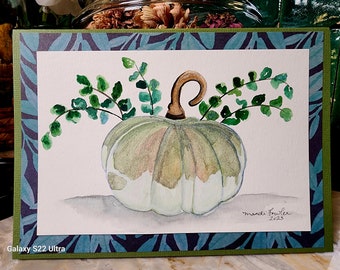 Pumpkin Greeting Card