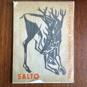 Axel Salto, catalogue d&#39;exposition, livre Moderna Museet Stockholm 1959