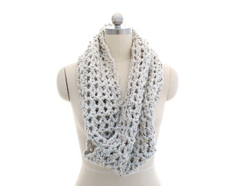 Crochet Infinity Scarf Pattern - Ainsley Infinity Scarf (Toddler through XL Adult Sizes)