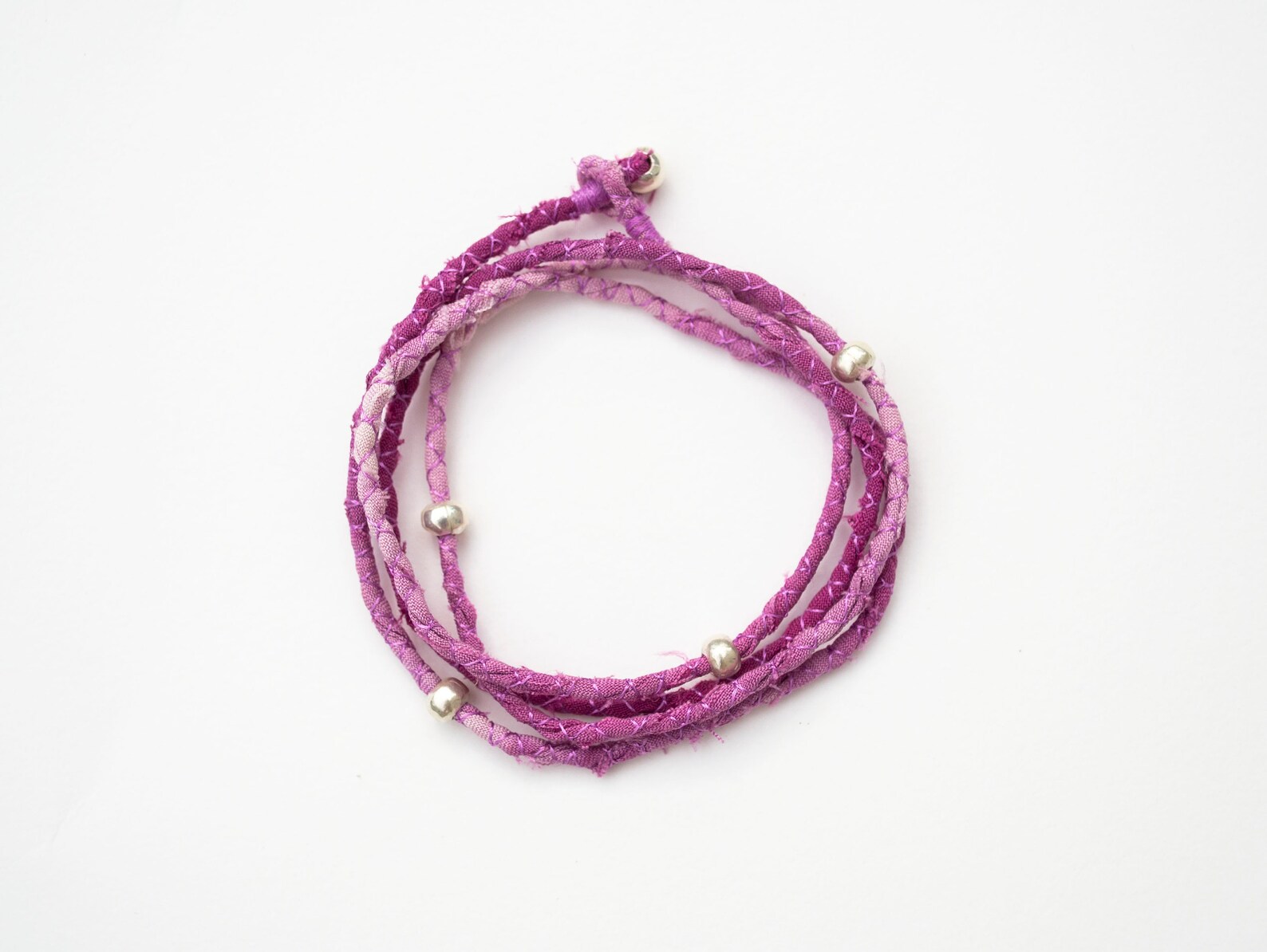 Fuchsia Tacky Hinged Cuffling Bracelet