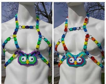 Orlando Electric Owl Bra music festival festival edm plur LED lights carnival rave bra Kinetic Zen : rave wear kandi