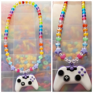 Gamer Kandi Necklace,rave Necklace,rave Accessories,gamer Gift,raver ...
