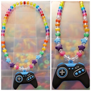 Gamer Kandi Necklace,rave Necklace,rave Accessories,gamer Gift,raver ...