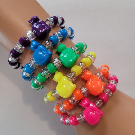 Acrylic Charm Necklace Kit - DIY Kawaii Kandi Rainbow Necklace