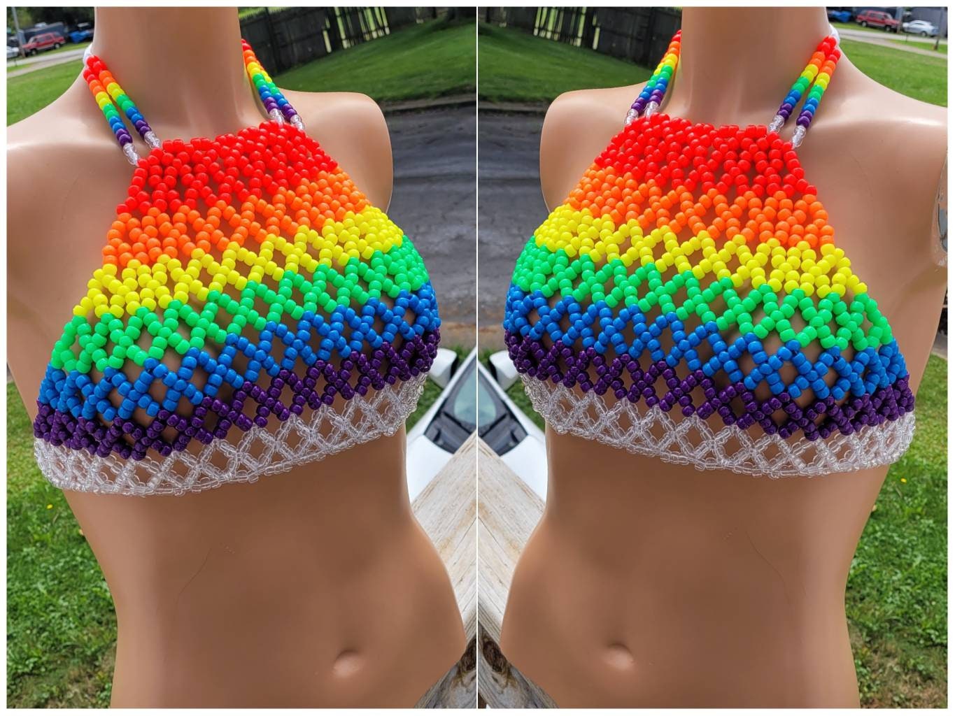 Candy Bra,kandi Top,rave Outfit, Edc Outfit, Pride Outfit,rave Bra,rave  Top,festival Top,festival Outfit,pride Bra,rave Clothing,candy Top -   Ireland