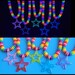UV Rainbow Star Kandi Necklace, Rave Necklace, Rainbow Necklace,kawaii ...