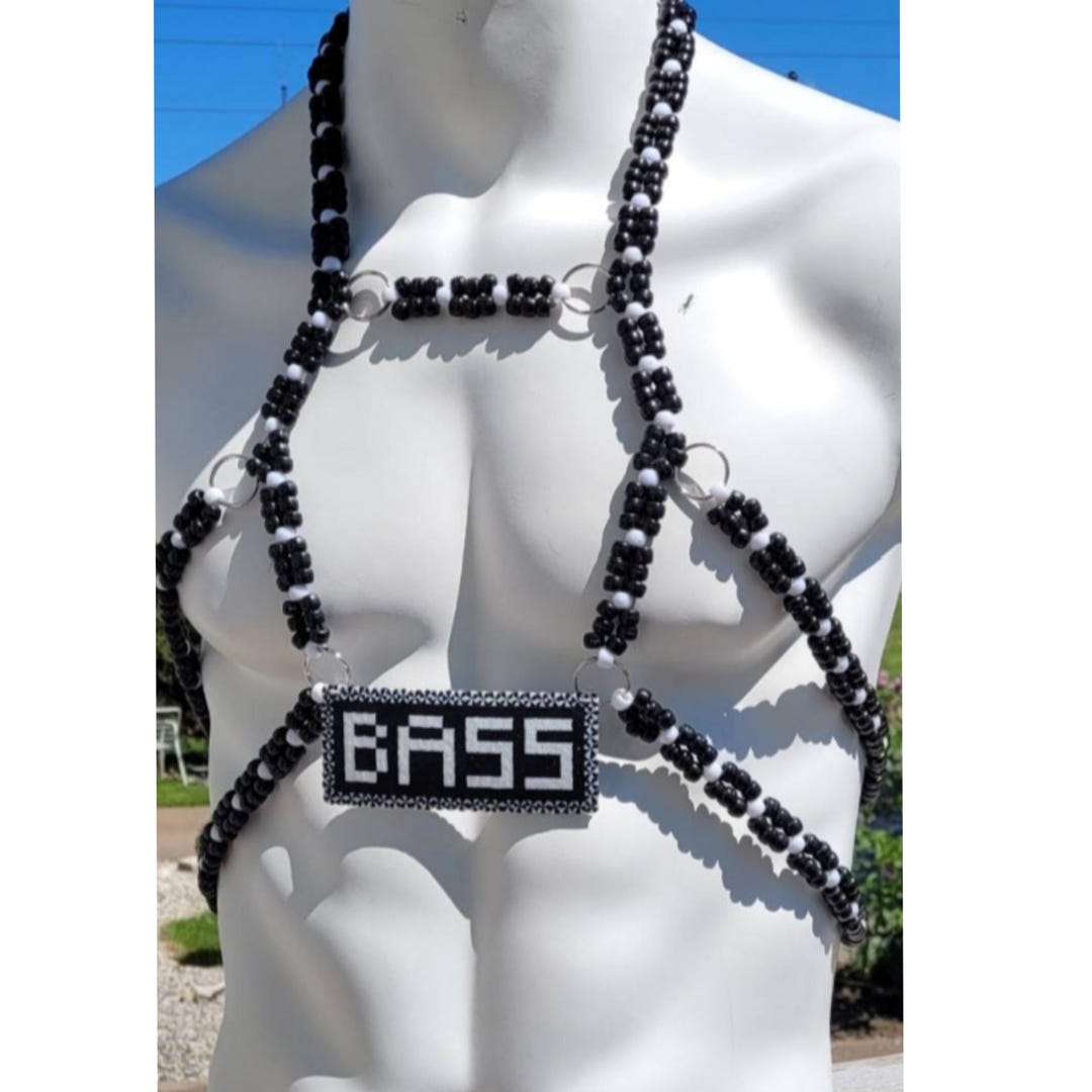 Bass Harness,kandi Harness,rave Outfit, Mens Rave Clothes,rave Gift,edm ...