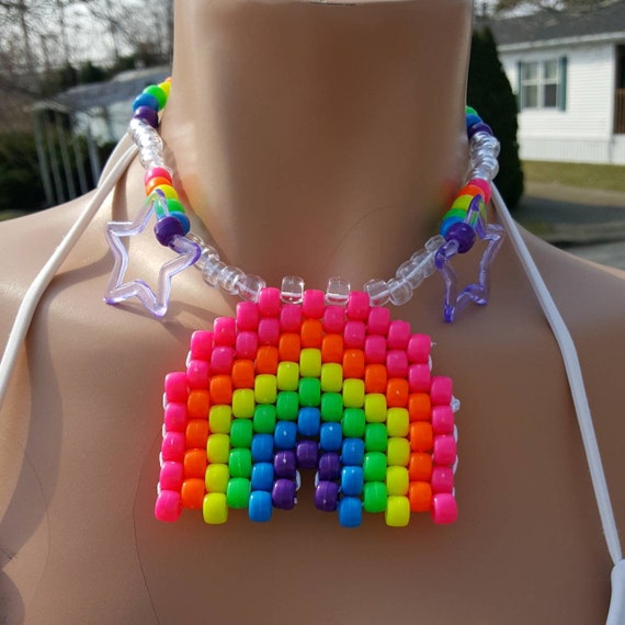 Rave shop kandi necklace