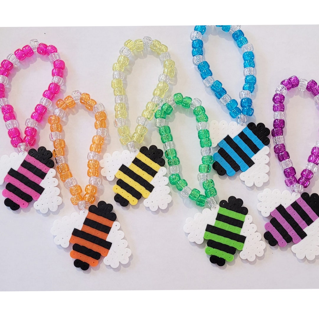 Bee Kandi Bracelets,bumblebee Bracelets,kandi Singles,rave Bracelets ...