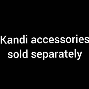 Glow-in-the-Dark Star Kandi Necklace: Rainbow Rave Beads image 9