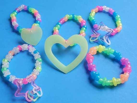 Star heart discount glowing bracelet