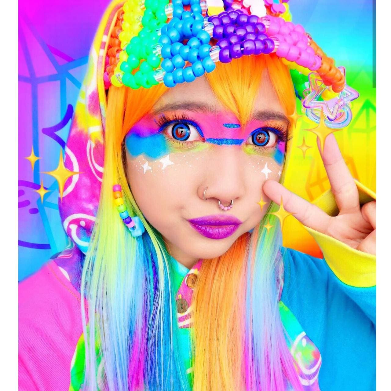 Oldschoolrave Kandi Visor Rave Outfit Kandi Hat Rave Visor Etsy