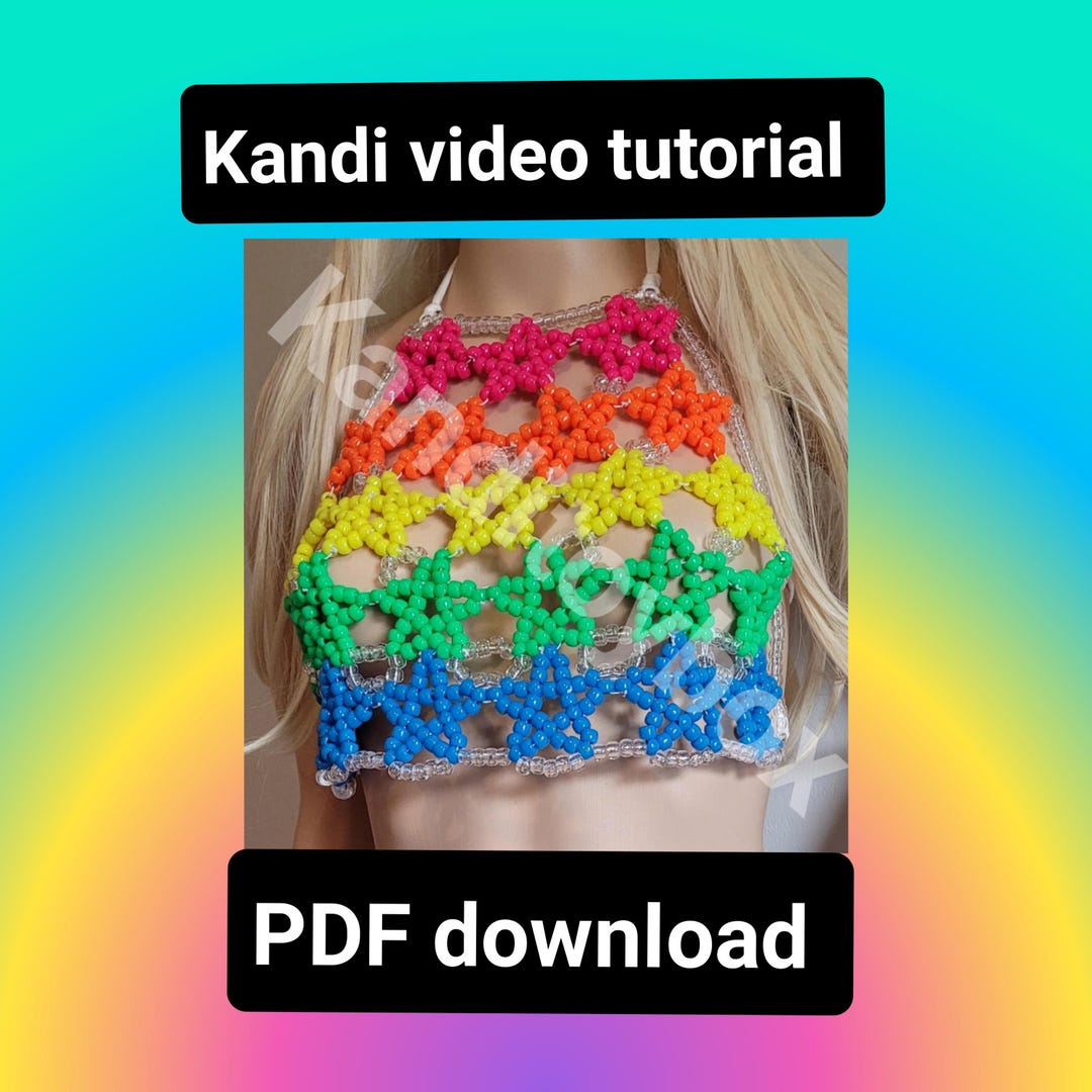 Kandi Star Halter Video Tutorial - Etsy