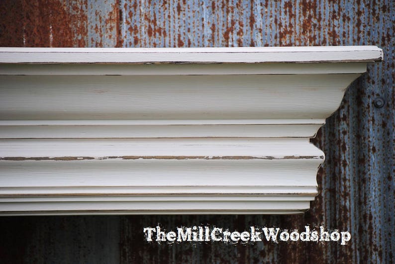 Farmhouse Wall Shelf 60 Fireplace Mantel Floating Ledge Image 0