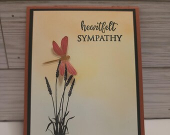 Dragonfly Sympathy Card