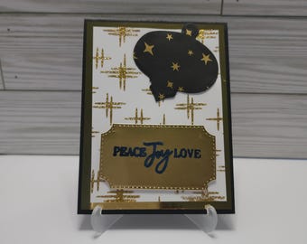 Peace Joy Love - Christmas card