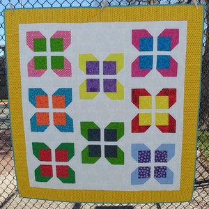 Flutterflies Quilt Pattern - PDF Only