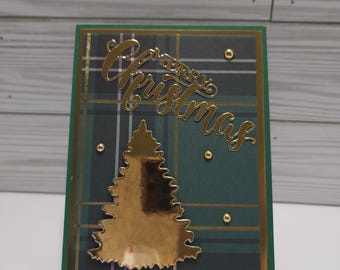 Green Plaid Merry Christmas