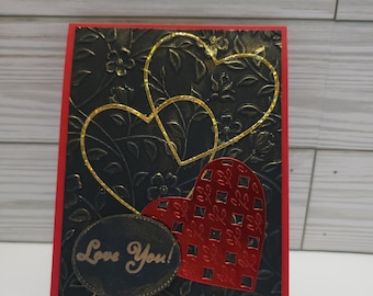 Love You - Black card