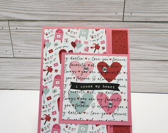 i cross my heart - Valentine card