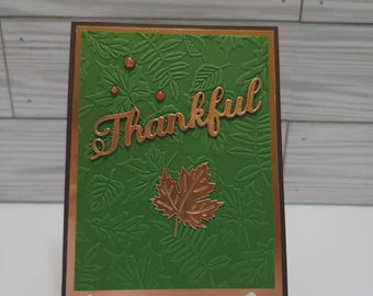 Thankful - Handmade card