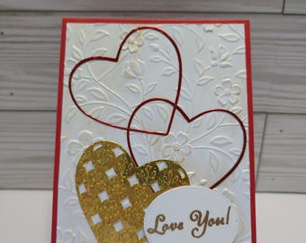 Love You - white card
