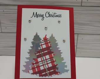 Red Plaid Merry Christmas