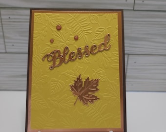 Blessed - Handmade card