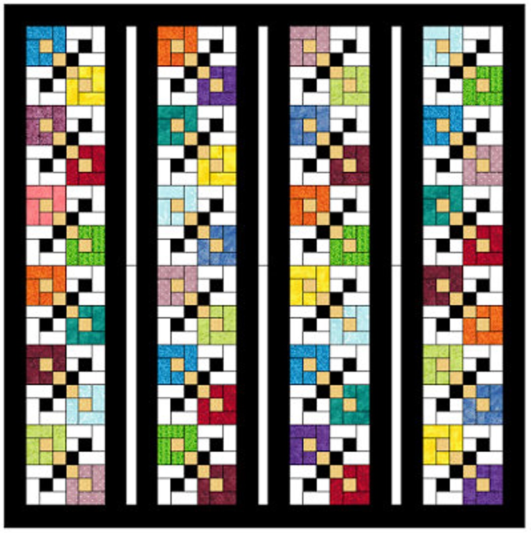 Buy Scrappy Domino's Quilt Pattern - PDF Only Online in India - Etsy