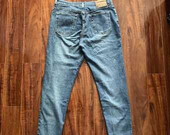 Levi's 512 Tapered Leg Stretch Jeans Size 14 M 34x31