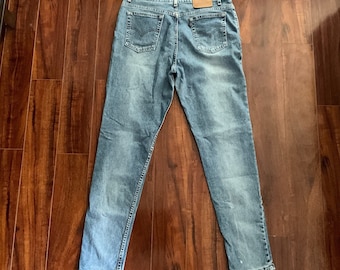 Levi’s 512 Slim Tapered Y2K Vintage Denim Jeans 16L Flattering High-Rise 34x 33