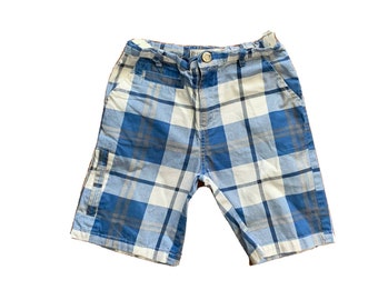 Appaman Boys Plaid Board Shorts Sz 7 Kids