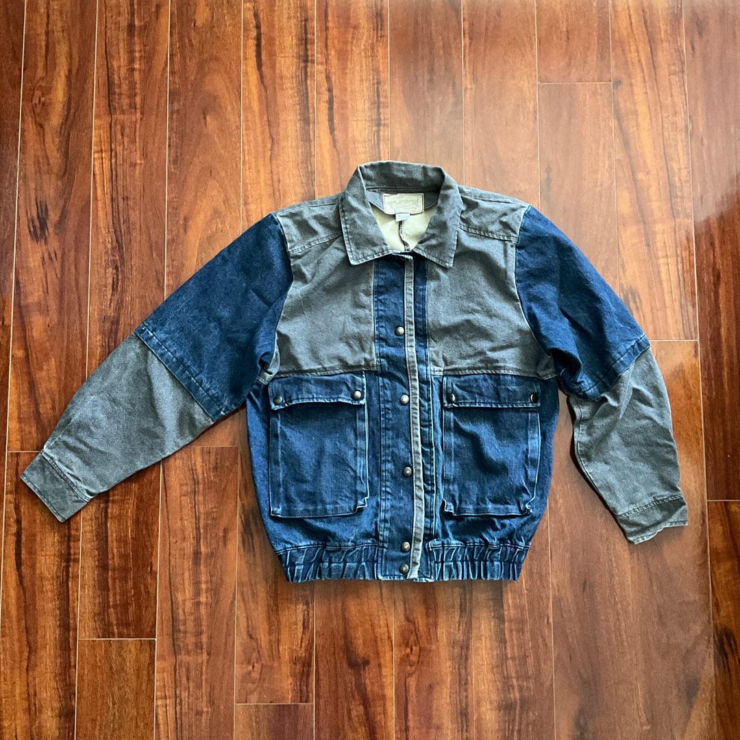 Future Vintage Jeansjacke Vintage Damen Future Vintage Trucker