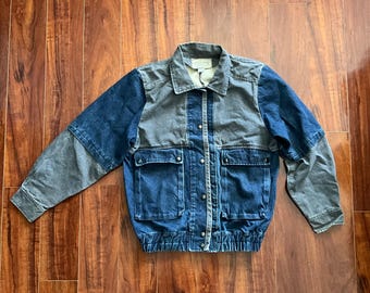 Vintage 80s BTTF Denim Jacket Sz Med Marty Mcfly Back to the Future