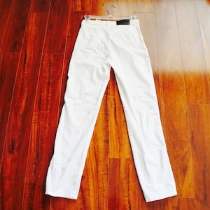 Vintage Iceberg Made In Italy Size 27 White Jeans Y2K 90s