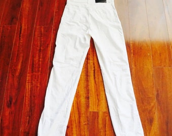 Vintage Iceberg Made In Italy Size 27 White Jeans Y2K 90s