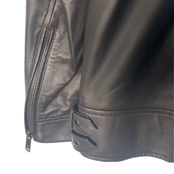 New PORSCHE Design Leather Motorcycle Jacket SZ 5… - image 3
