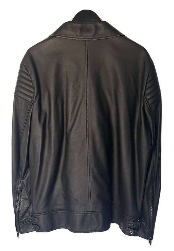 New PORSCHE Design Leather Motorcycle Jacket SZ 5… - image 2