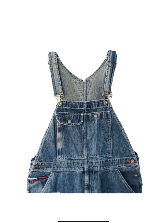 Vintage Tommy Hilfiger Denim Overalls, Retro Hip H