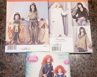 Wybór NOWEGO, nieobrobionego kostiumu na Halloween Simplicity Wybór 2329, 2163 lub 1557