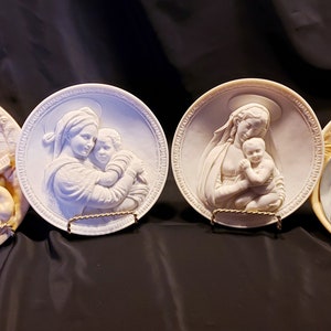 Choice of Vintage Studio Dante La Madonna Selections of Collector Plates By Bradford Exchange