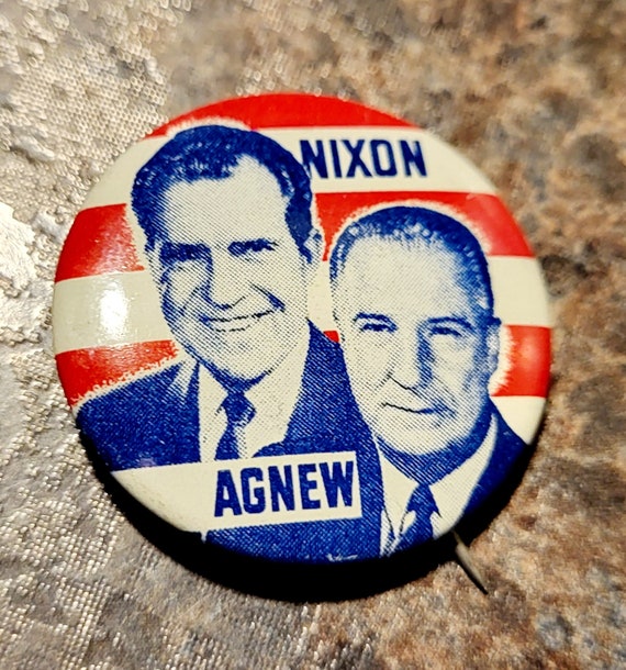 Choice of Vintage Political Button From Richard Nixon Campaign - Etsy
